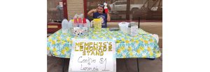 Photo by L. ParsonsSeven-year-old Memphis Scofield (pictured) raised over $1,700 for the Winslow Fireworks Fund.