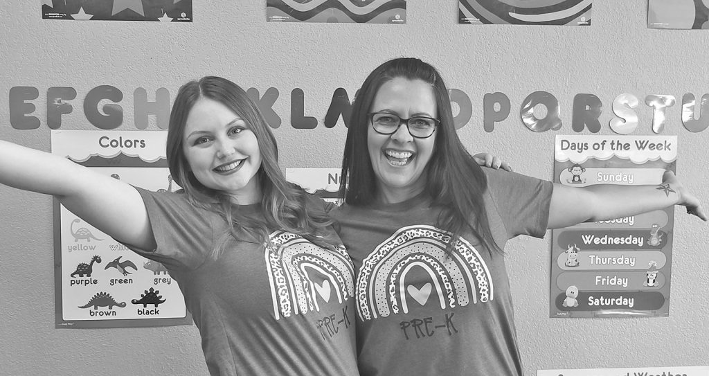 Photo by L. ParsonsCeleste Harnett (right) and her daughter-in-law Mikayla Hartnett (left) have long dreamt of helping children get their best start in life.
