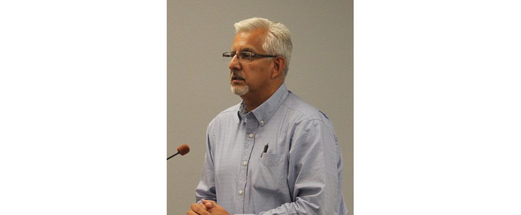 Navajo County Fair Board President Mike Sample (pictured) informed the Holbrook Council regarding the many events being hosted at the fairgrounds.