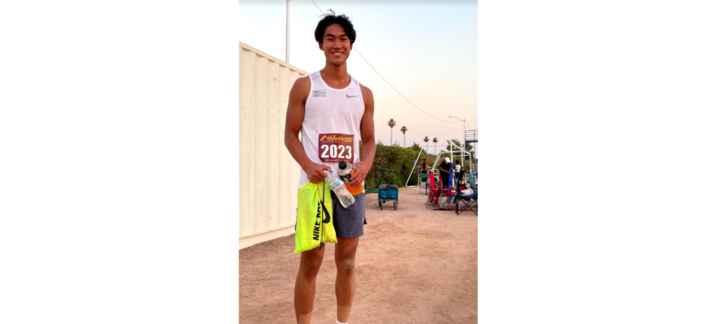 Photo courtesy of Winslow High SchoolWinslow High School student Jett Jue competed at the USA Track and Field 2021 National Junior Olympics Championships in Jacksonville, Florida, against 138 of the top long jumpers in the nation and placed 11th in the country. He also finished with a new personal-best with 6.88m/22'7," nearly nine inches over his last best. Jett’s parents are Leona and Jack Jue of Winslow.Photo courtesy of Winslow High SchoolWinslow High School student Jett Jue competed at the USA Track and Field 2021 National Junior Olympics Championships in Jacksonville, Florida, against 138 of the top long jumpers in the nation and placed 11th in the country. He also finished with a new personal-best with 6.88m/22'7," nearly nine inches over his last best. Jett’s parents are Leona and Jack Jue of Winslow.