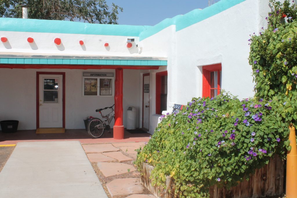 Photos by Linda KorThe Navajo County Fairgrounds Office has a new coat of paint courtesy of Jimmy Barela.