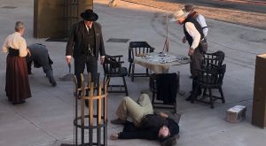 Photos by Linda KorHolbrook celebrated its roots last weekend with Old West Fest. The Holbrook Reenactors entertained with a skit of what was likely not an uncommon event in Holbrook’s rowdier days.