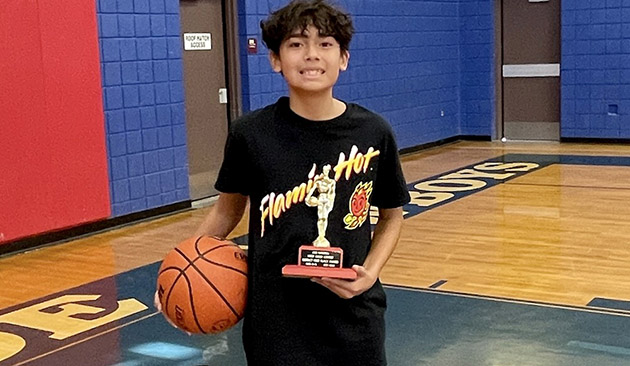 Photos courtesy of the Holbrook Elks LodgeHolbrook Elks Lodge No. 2450 had three district hoop shoot winners that will be advancing to state including Manny Guerrero (first photo on the left) in the 12–13-year-old boys’ category and Callie Orton (second photo on the left) for the 8-9-year-old category and Payton Orton (black coat) in the 10-11-year-old category. All three will advance to the State Hoop Shoot on Feb. 12 in Apache Junction.