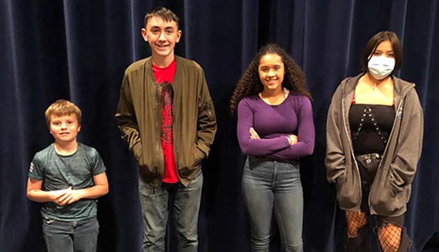 Photo courtesy of Joseph City Unified School DistrictThe winners of the Joseph City Unified School District spelling bee are Destiny Stonecalf, first place; Trenton Deets, second place; Sahzira Schoby, third place; and Kaden Humes, alternate.
