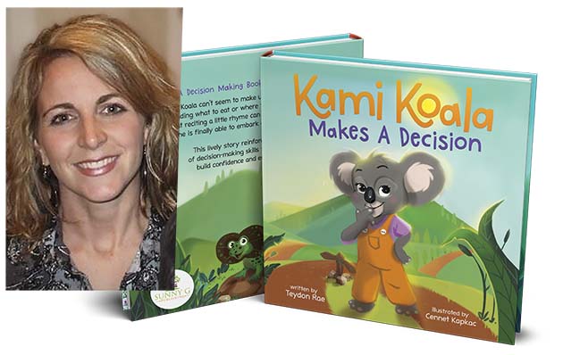 Photos courtesy of Teydon RaeLocal children’s author Teydon Rae has a new book, “Kami Koala Makes a Decision” that is inspired by her own experiences raising children.