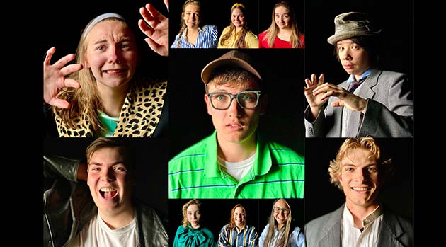 Photo courtesy of Joseph City ArtsCast members for “Little Shop of Horror” include (top row, left to right) Lacy Deets, Jocelyn Moss, Sarya Heward, Brinlee Snyder, Tommy Stotts, (middle) Mason Hancock, and (bottom row) Bridger Fields, Ava Hancock, Abi Smith, Kayle James and Riley Taylor.