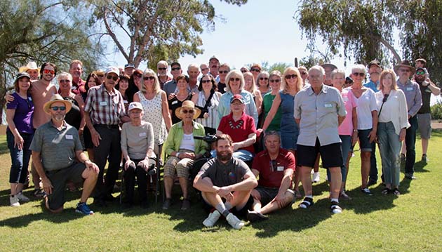 Photo courtesy of Bill ShumwayThe annual Winslow reunion of residents who now live in Phoenix and the surrounding areas was held Oct. 1 in Sun City, bringing together a crowd of approximately 60 to share in great food and great company. Next year’s reunion will take place in the third week of October.