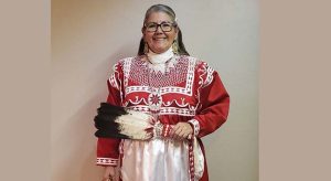 Photo courtesy of Connie GoverWUSD Superintendent Connie Gover honors her heritage in traditional Choctaw dress.