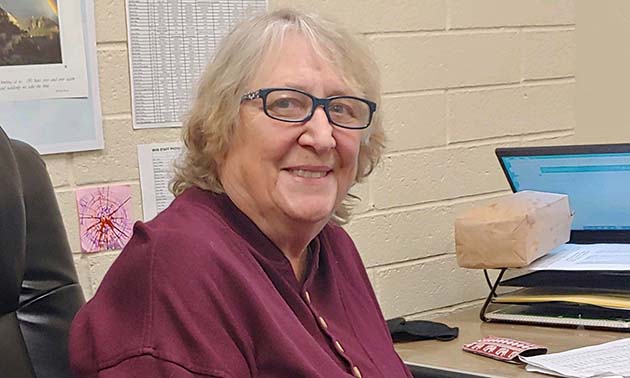 Photo by Trista ThermanMarianne Richardson beginning what she plans to be her last semester working in special education at Winslow High School.