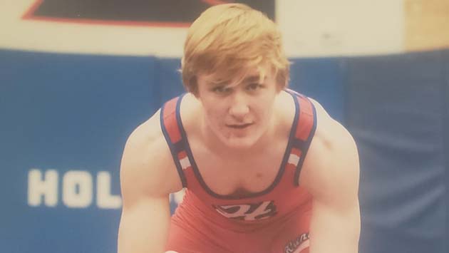 Photo courtesy of Holbrook High School wrestlingHolbrook High School Roadrunner Christopher Moore placed fifth at 138 pounds in D4 State Wrestling Meet.