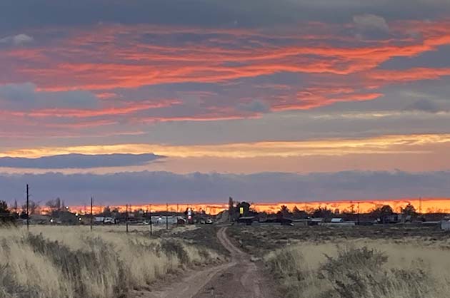Photo by Lelia DemuthThe recent storms in the region have produced stunning views such as sunrise in Holbrook last week. While cloudy days will round out the week, no major storms are in the forecast for the rest of the week.