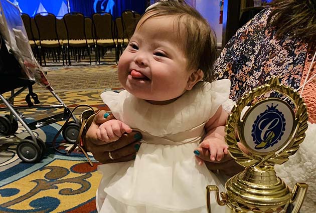 Photo courtesy of Cindy TafoyaLittle 8-month-old Taliya Jaime, the daughter of Katrina and Johnny Jaime, represented Holbrook at the 2023 Arizona Cinderella State pageant as an at-large participant. After a weekend of playtime fun, onstage presentations and Prince Gilbert party, Taliya brought home a trophy for First Alternate Infant Personality. Arizona Cinderella Scholarship program is a youth development program that helps young girls gain confidence and build relationships. Visit www.arizonacinderella.com for the 2024 preliminary pageants statewide.