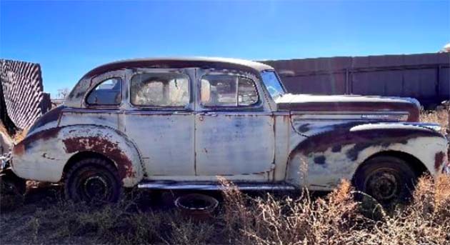 Photo courtesy of the Winslow First Baptist ChurchThis 1941 Hudson Commodores has undergone an extensive makeover and will be revealed as an addition to Winslow’s art cars on Sept. 24.